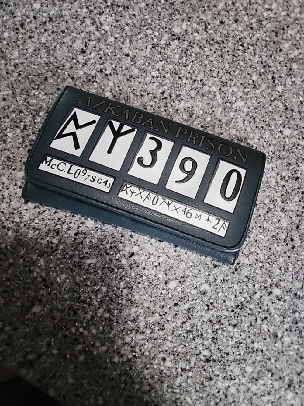 Azkaban Prison Themed Wallet - Dark Gray
